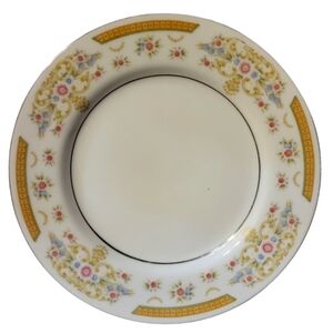 1 Vtg Signature Collection Coronet 117 Bread Butter Plate Platinum Accents